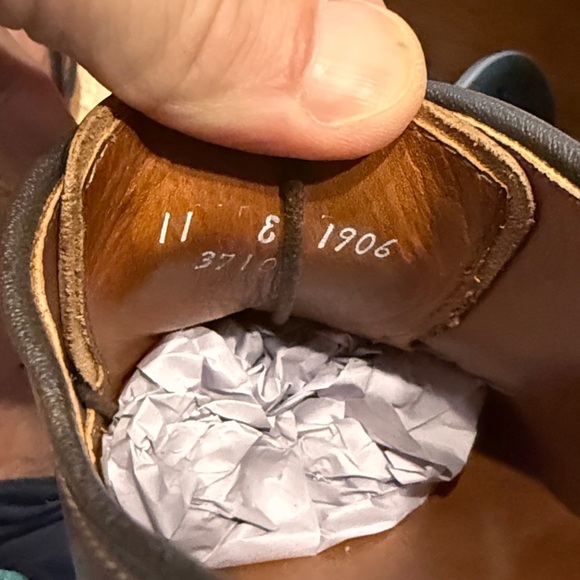 Allen Edmonds Clark Street Split Toe Derby Casual Dress Men’s 11 Brown - Picture 3 of 9